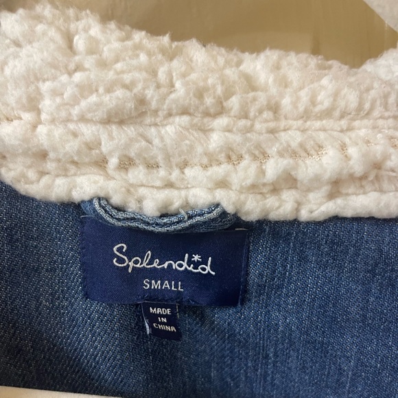 Splendid Jean/Fur Jacket - Picture 3 of 3